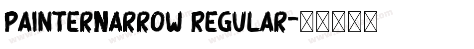 PainterNarrow Regular字体转换